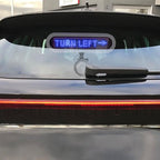 28 cm 12V Blue Store Window Car Rear Window  LED Scrolling Display Board South Korea Russia English Advertising Sign