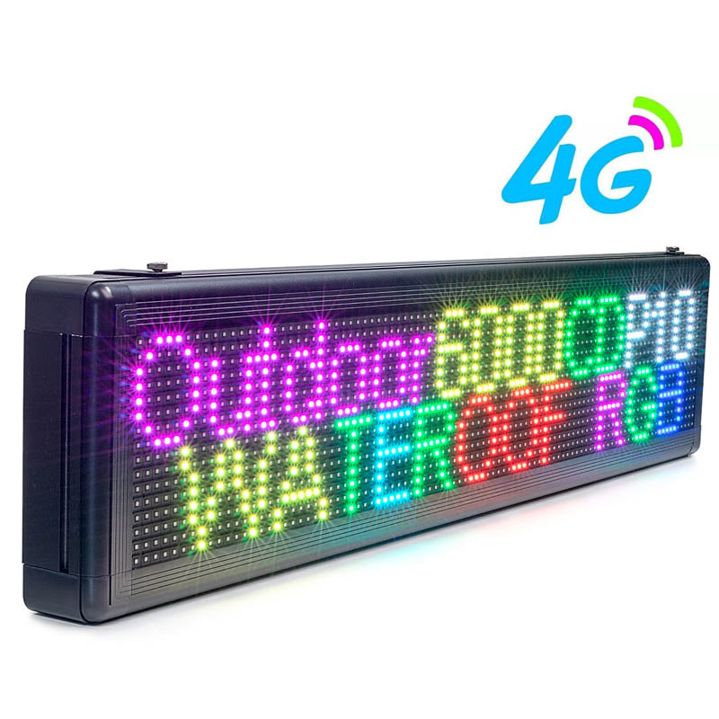 Leadleds Outdoor Programmable Led Player 4G Communicate Long Distance Control Multicolor 