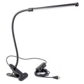 Leadleds LED Clip on Light Dimmable Reading Lights Flexible Gooesneck, USB Cord 2 Lighting Modes - Leadleds