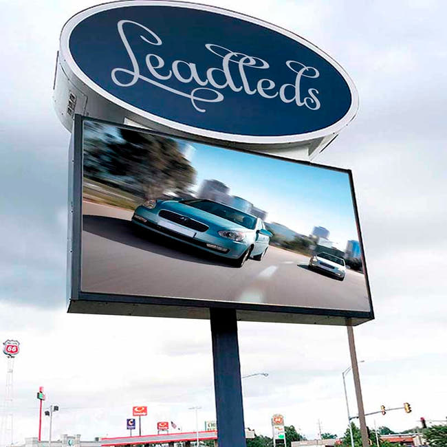 Leadleds Electronic Led Video Sign Outdoor Digital Sign for Business, 6.3 x 11.55 Ft. Imagen principal del producto