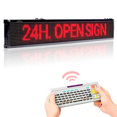 Leadleds 40 in Remote Programmable Scrolling LED Sign Display Board for School, Store, Bar, Shops