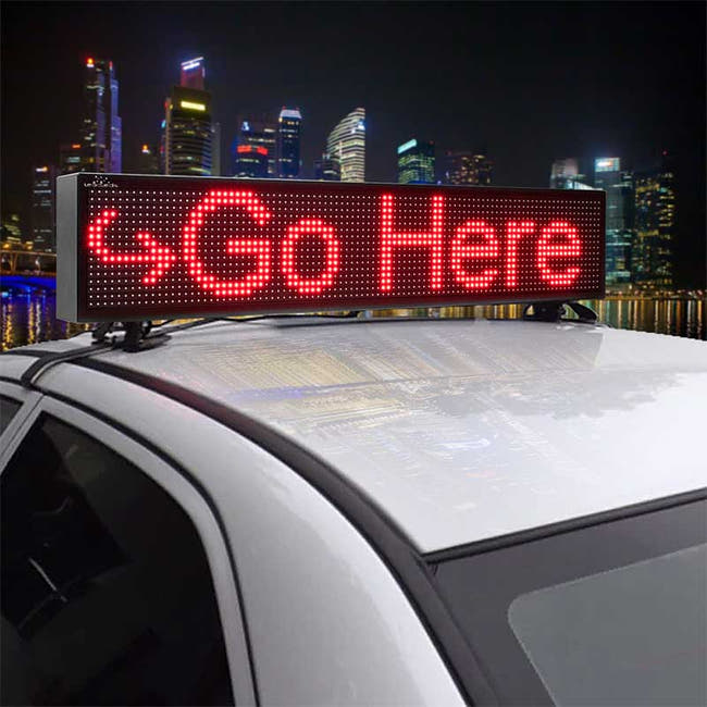 top of car advertising Main image