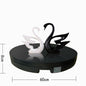 UNTCENT 60cm Circular Turntable Hold up to 170 lbs Remote Control