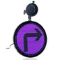 Leadleds 12V Led Car Sign Round Shaped Full Color Animation Led Display by Phone Program