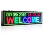 21in WiFi Led Message Board Multicolor Smart Sign Wireless Led Billboard 1-4 Lines