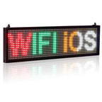 Leadleds Multicolor Electronic Signs Programmable Led Advertising Display 2 Lines Message