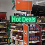 Leadleds Green Message Board Indoor Scrolling Led Sign Programmable WiFi Control