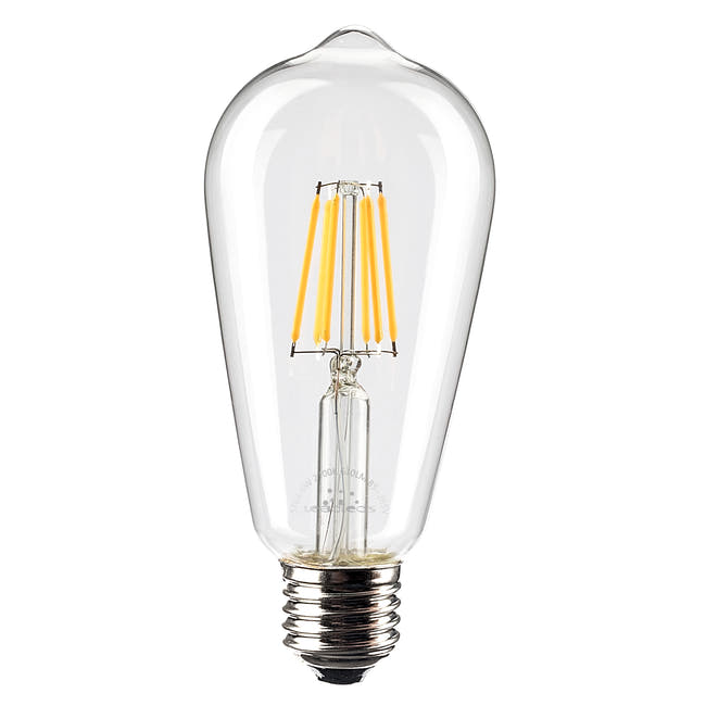 Leadleds 6W Vintage Edison Bulb 60 Watt Equivalent Non Dimmable ST21 E27 610LM 2700K, 85-265V - Leadleds Image secondaire du produit