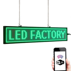 Leadleds P5 WiFi Scrolling Led Sign Message Board Working with Smartphone Tablet Android iOS
