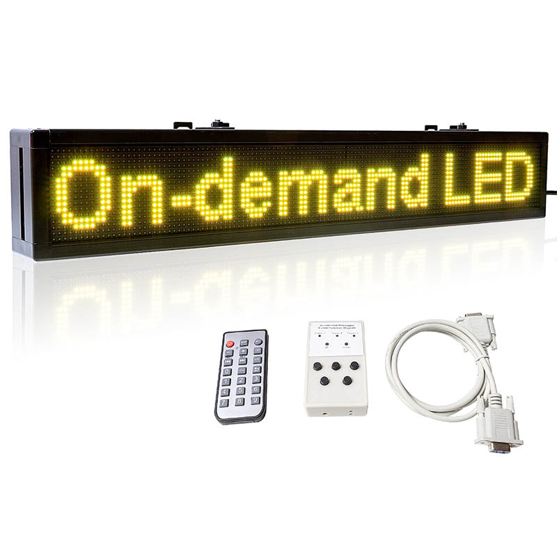 Leadleds LED Car Sign Board RS232 by Keypad Remote Control Message Display DC24V DC12V 100-240V Secondary image