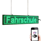 Leadleds Green Message Board Indoor Scrolling Led Sign Programmable WiFi Control