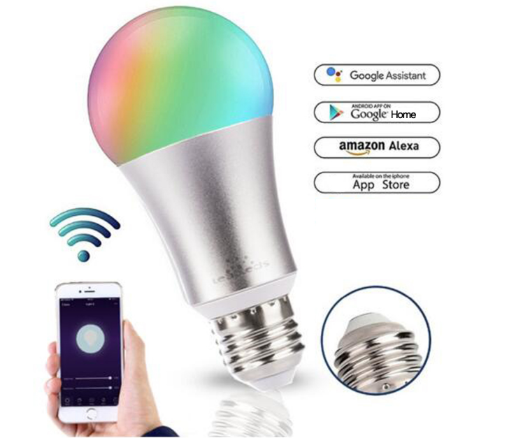 Leadleds WiFi Smart  Home Lights Multi-Color Dimmable Compatible with Alexa & Google Assistant - Leadleds