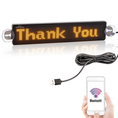 Leadleds 9 in Scrolling Window Signage Led Advertising Display Board with  10Ft USB Cable for Store Car