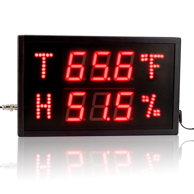 Leadleds High Precision Temperature and Humidity Monitor Fahrenheit Celsius can be switched Industrial Quality Image principale du produit