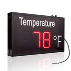 Leadleds Thermometer Industrial Temperature Display High Precision for Factory Workshop Warehouse