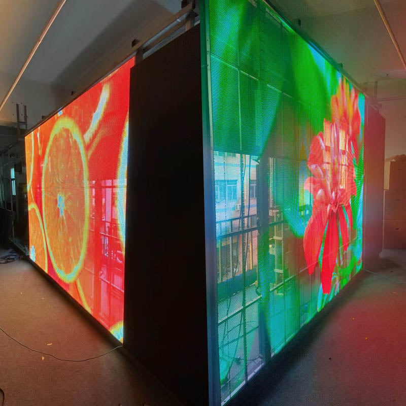 Leadleds Outdoor Transparent Led Display TV Wall DIP346 Super Bright Long View Distance