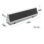 Leadleds 30 in Double Sided Car Roof Top LED Sign Triangle Digital Panel Programmable