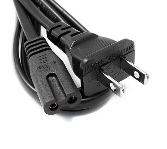 US Standard 2-Prong AC Plug Charge Adapter PC Laptop PS2 PS3 Slim-Led Display Power Accessory - Leadleds