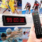 Leadleds 1.5” Digital Clock Display Countdown Count up LED Timer Stopwatch with Remote