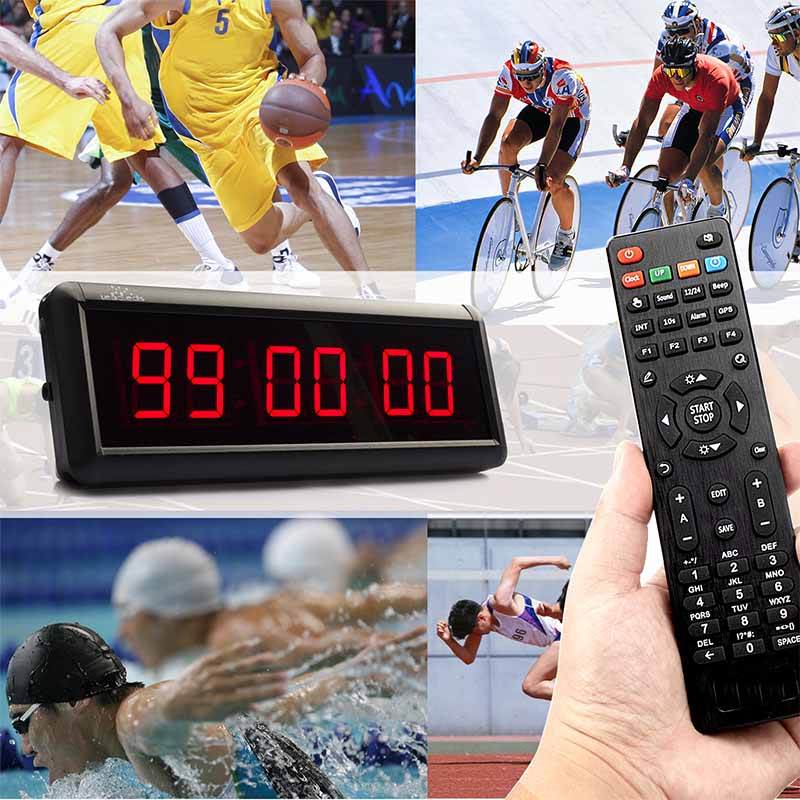 Leadleds 1.5” Digital Clock Display Countdown Count up LED Timer Stopwatch with Remote